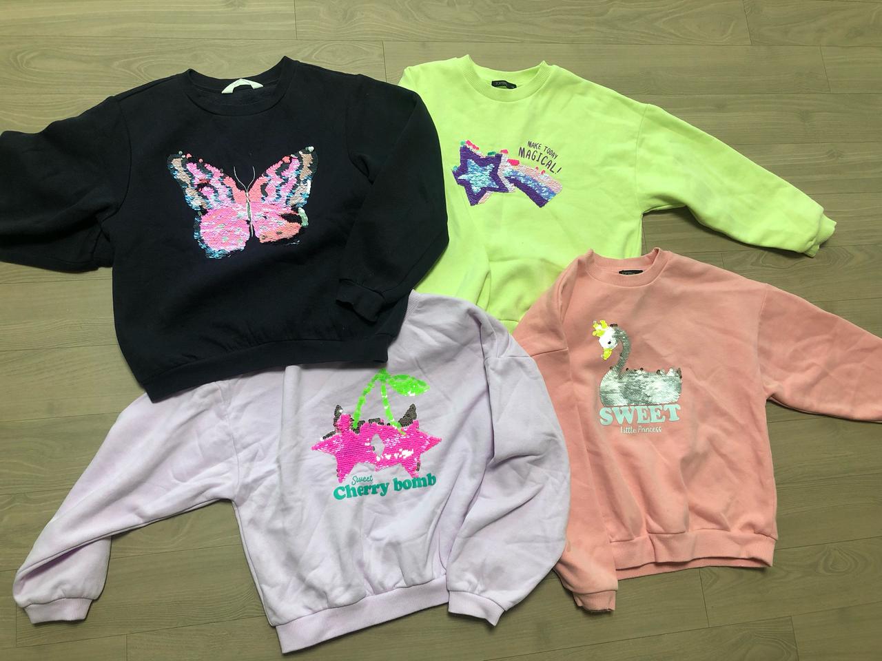 여아 기모 반전티셔츠~기모맨투맨~여아티셔츠~여아의류~탑텐키즈~H&M키즈