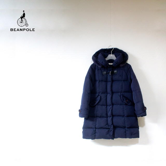 빈폴 키즈 여아 롱 다운 점퍼, 130(65), 네이비