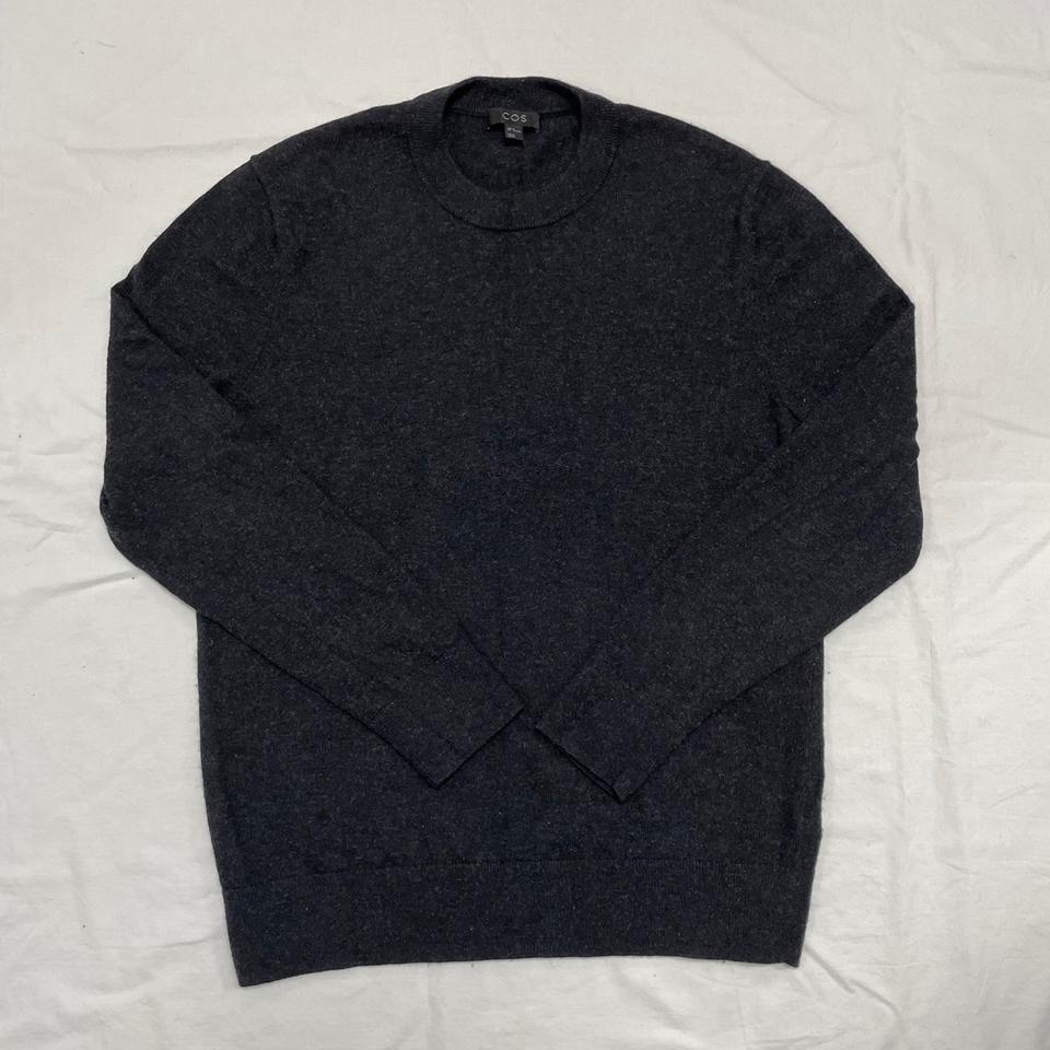 95 COS 코스 울 라운드니트 차콜