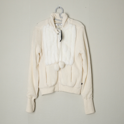 새상품❤레노마 여자95 귀여운 고급 니트집업