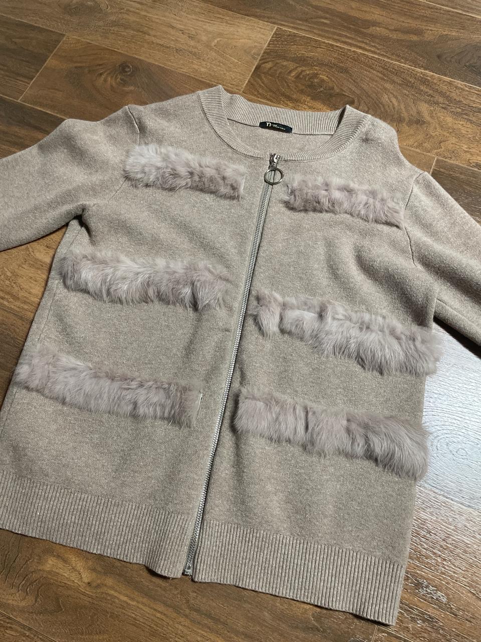 니트집업 (새상품)