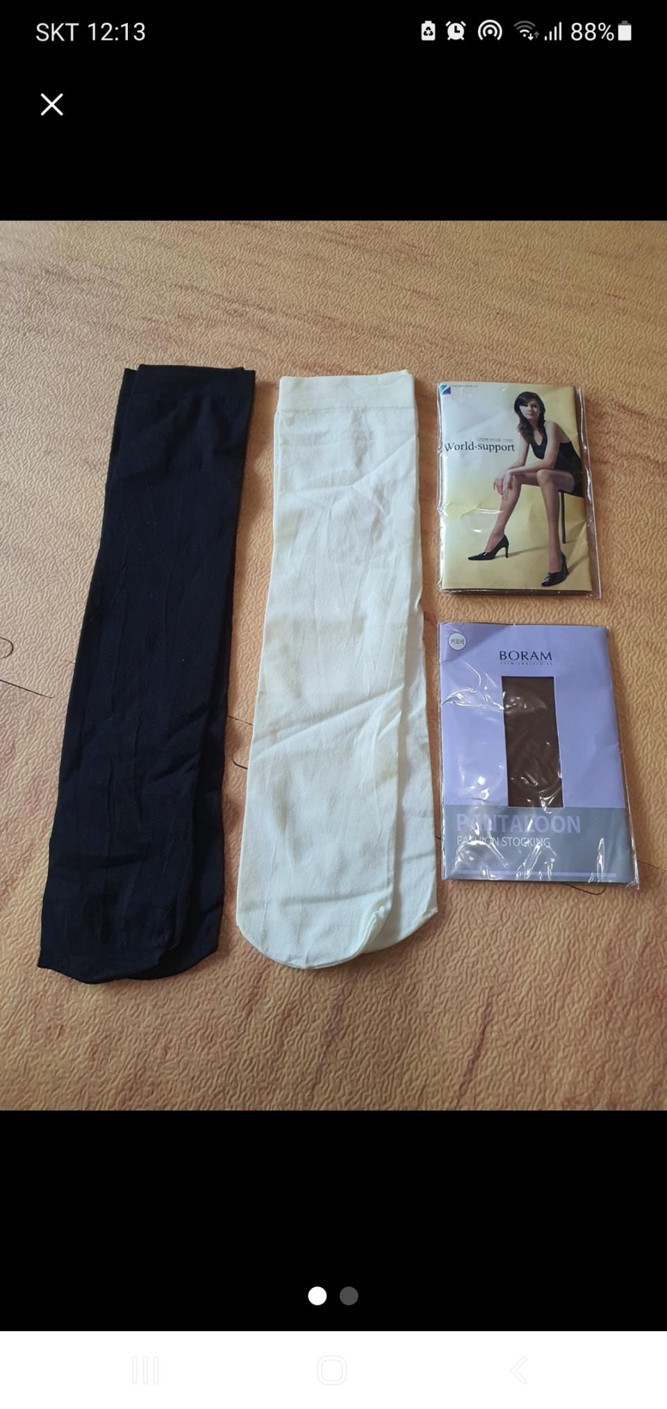 (새상품)도톰 판타롱스타킹 4장♡