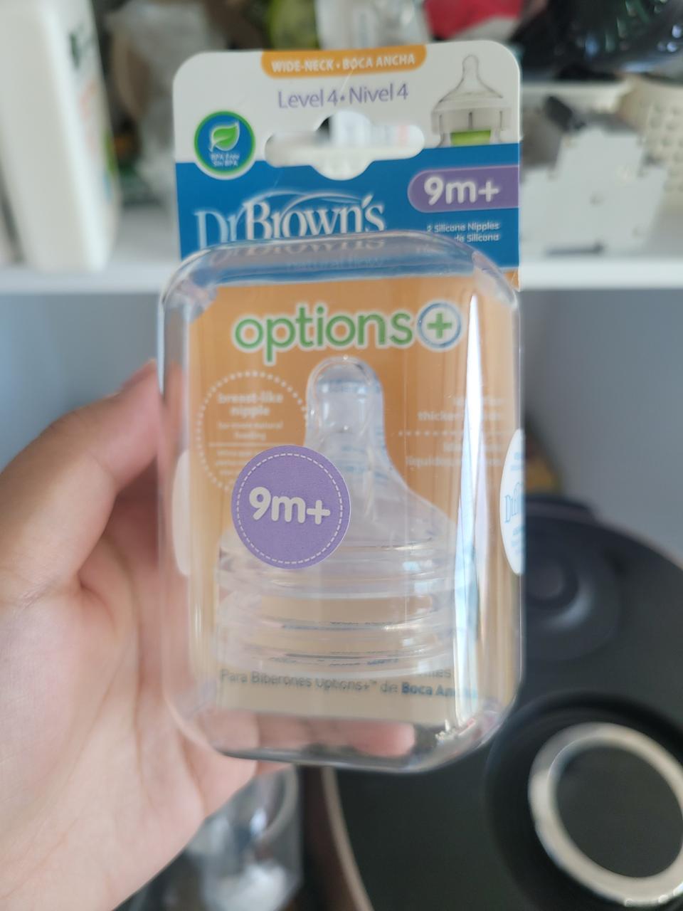 닥터브라운 옵션스 플러스 와이드넥 4단계