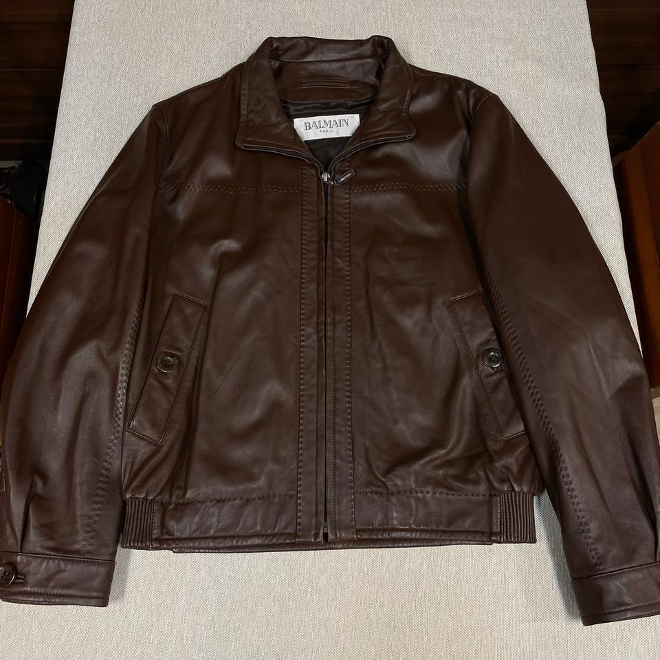 발망 램스킨 레더 자켓