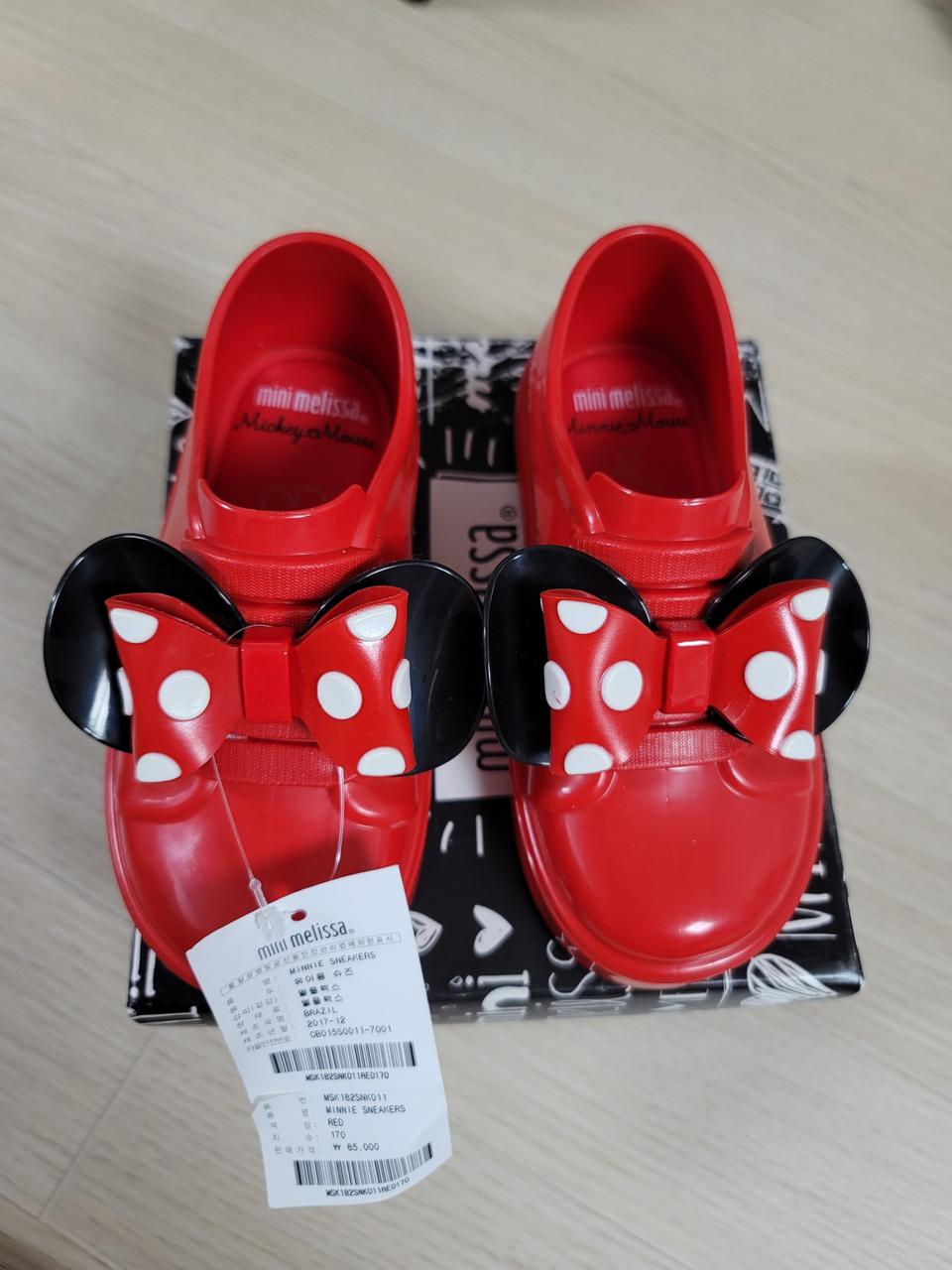 미니멜리사 미키마우스 슬립온 10(170) 새상품