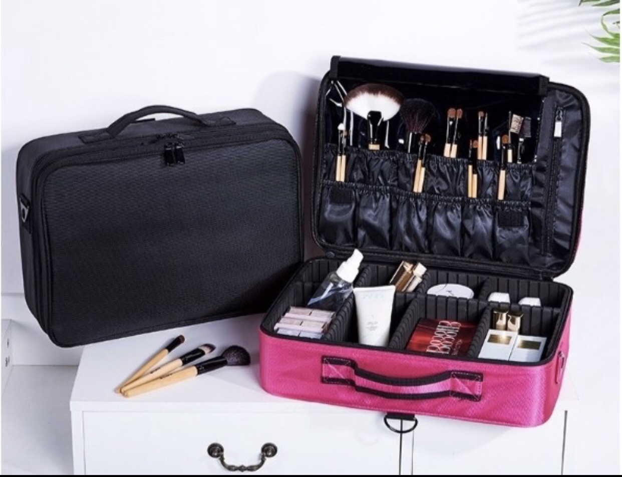 중형 메이크업박스 캐리어, 화장품 가방, 여행용 메이크업박스,(새상품)