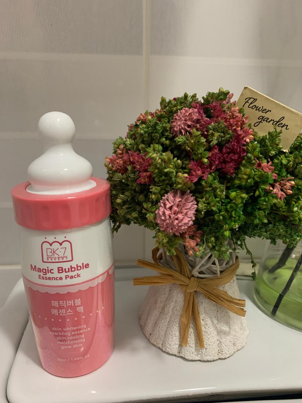 베이커세븐 아쉬세븐 매직버블 에센스 팩 -핑크