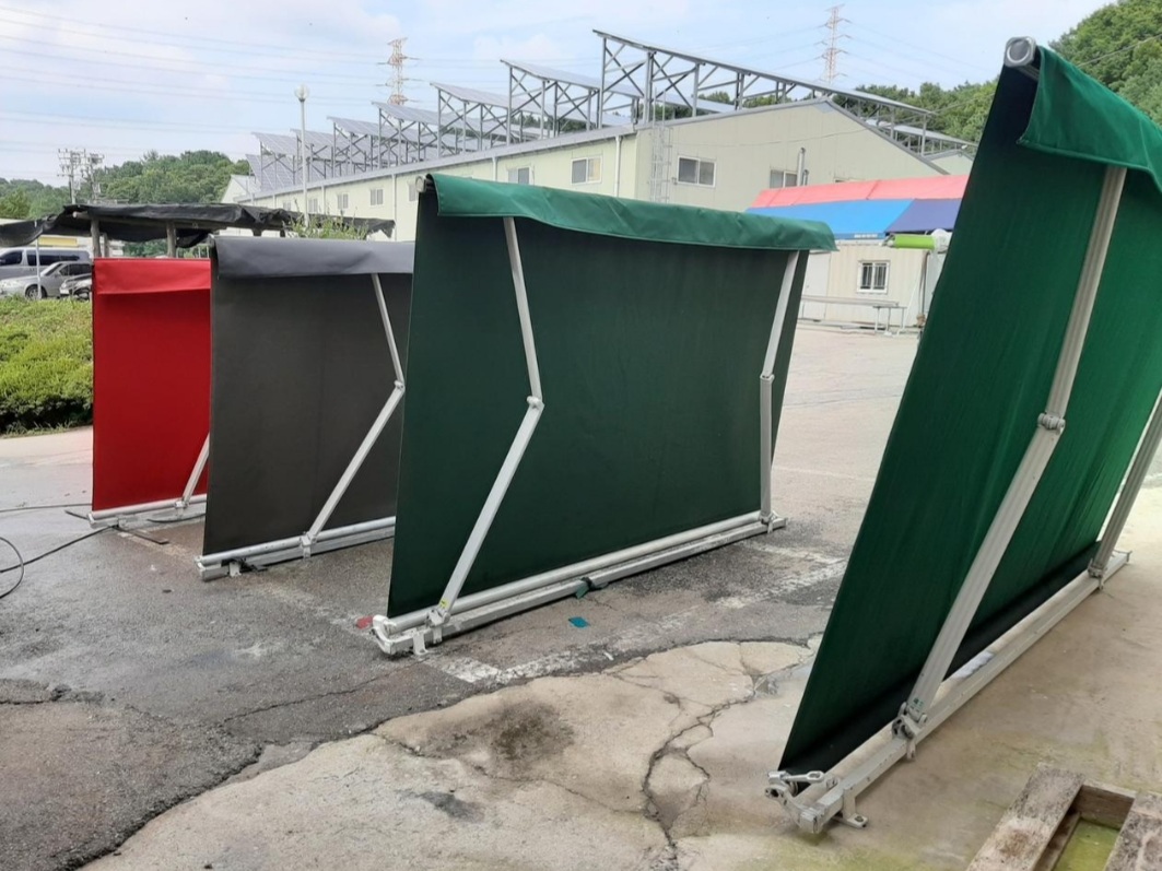 중고어닝 벽브라켓 핸들 포함 전국무료배송