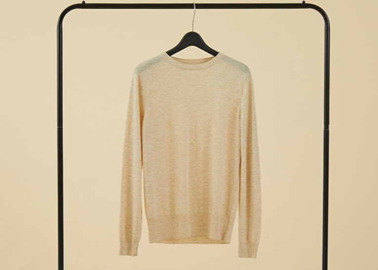 밀라노스토리 울블렌딩 글리터 니트 베이지 88