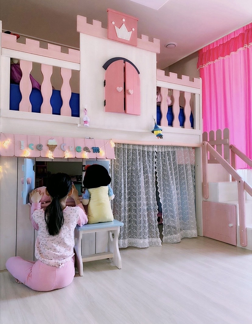 공주성 벙커침대 + 키드크레프크 돌하우스