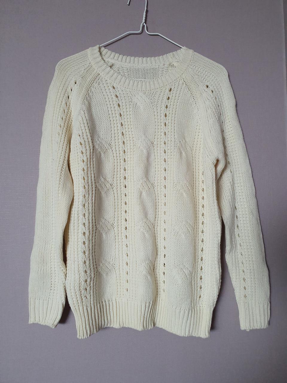 (새상품)핸드메이드 꽈배기 니트