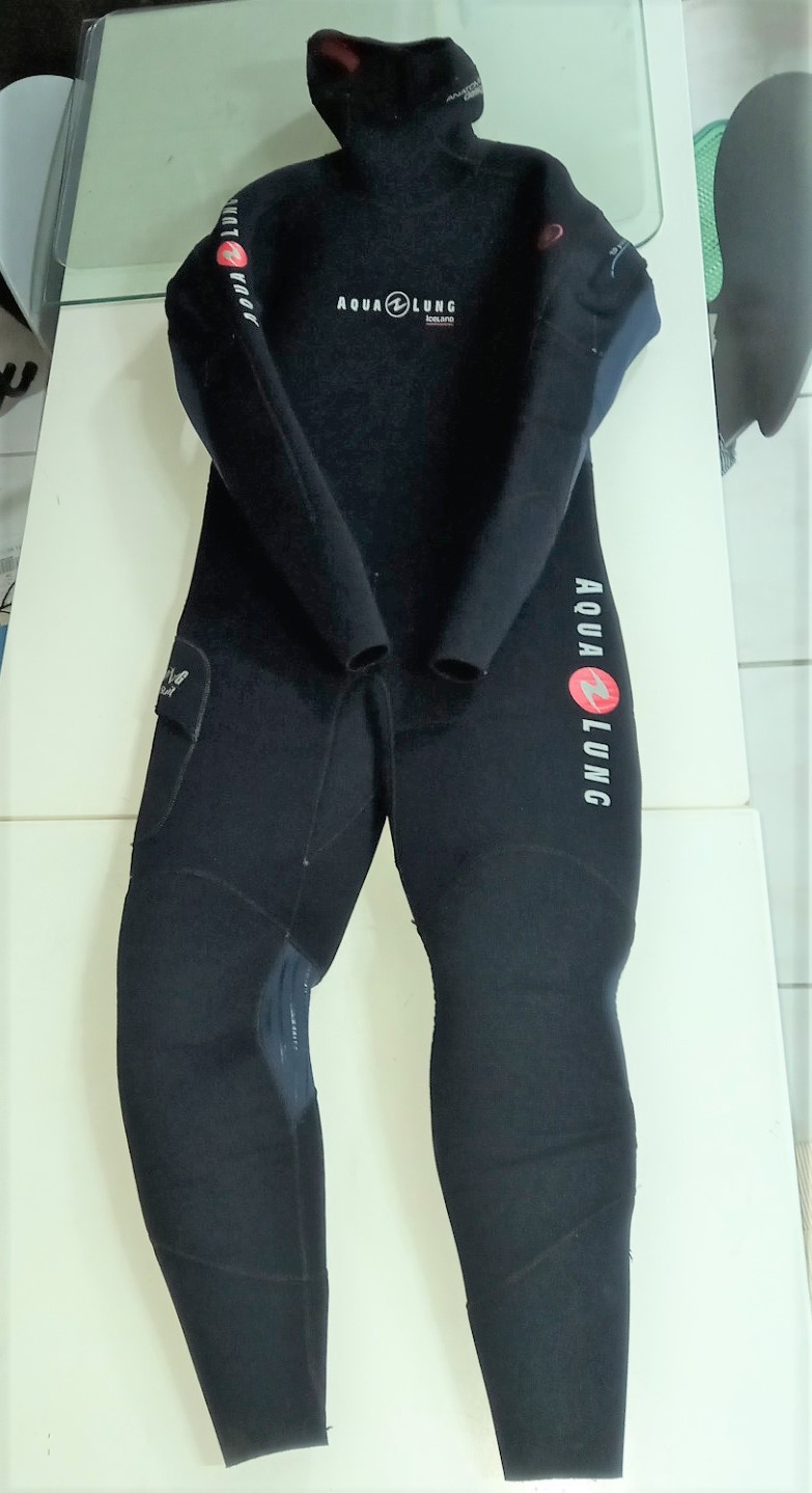 아쿠아렁 세미드라이 아이스랜드 7mm 남성용(후드형) 정품 재고 새상품