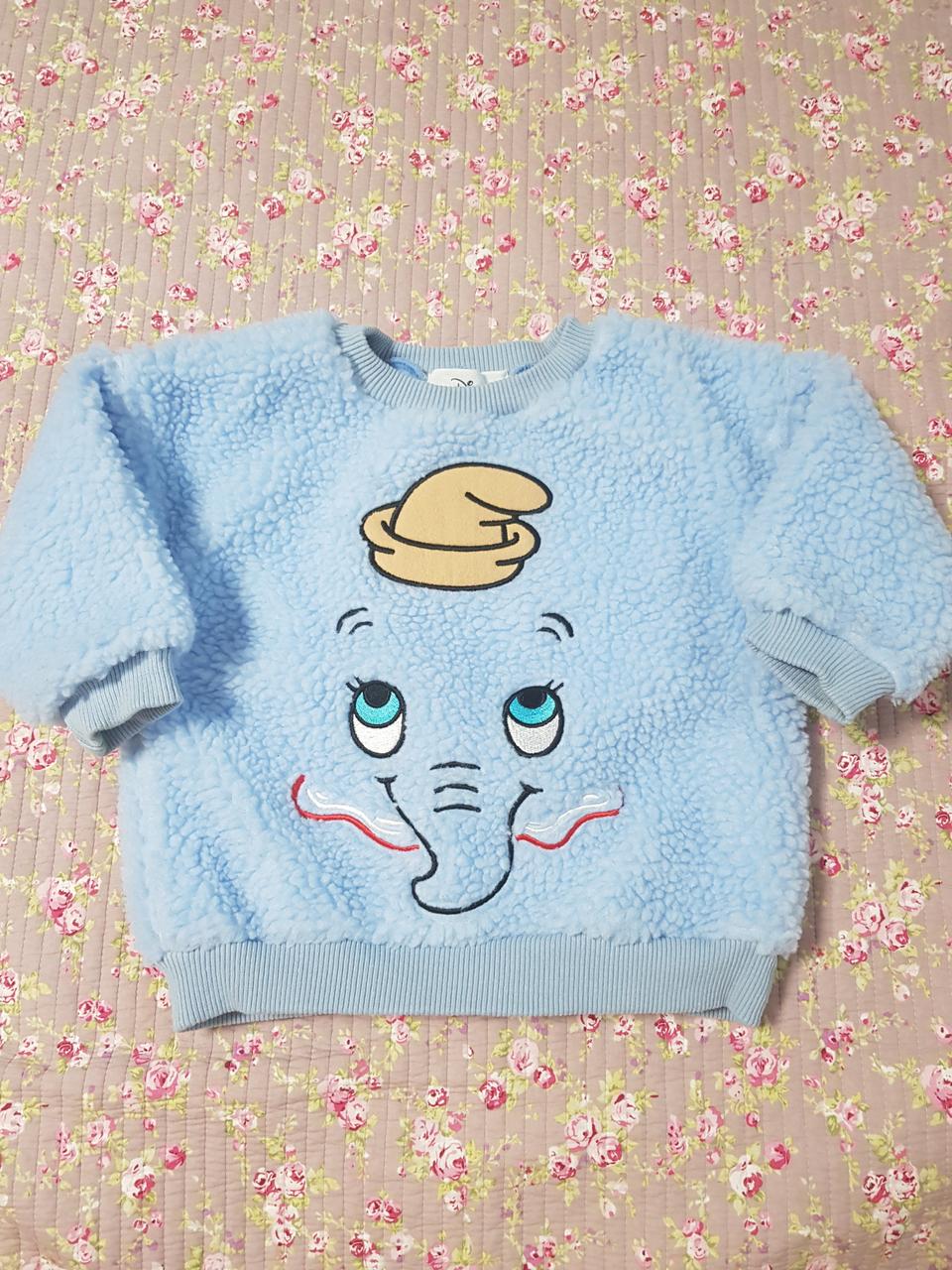 1~2세 디즈니 뽀글이 맨투맨 XS사이즈