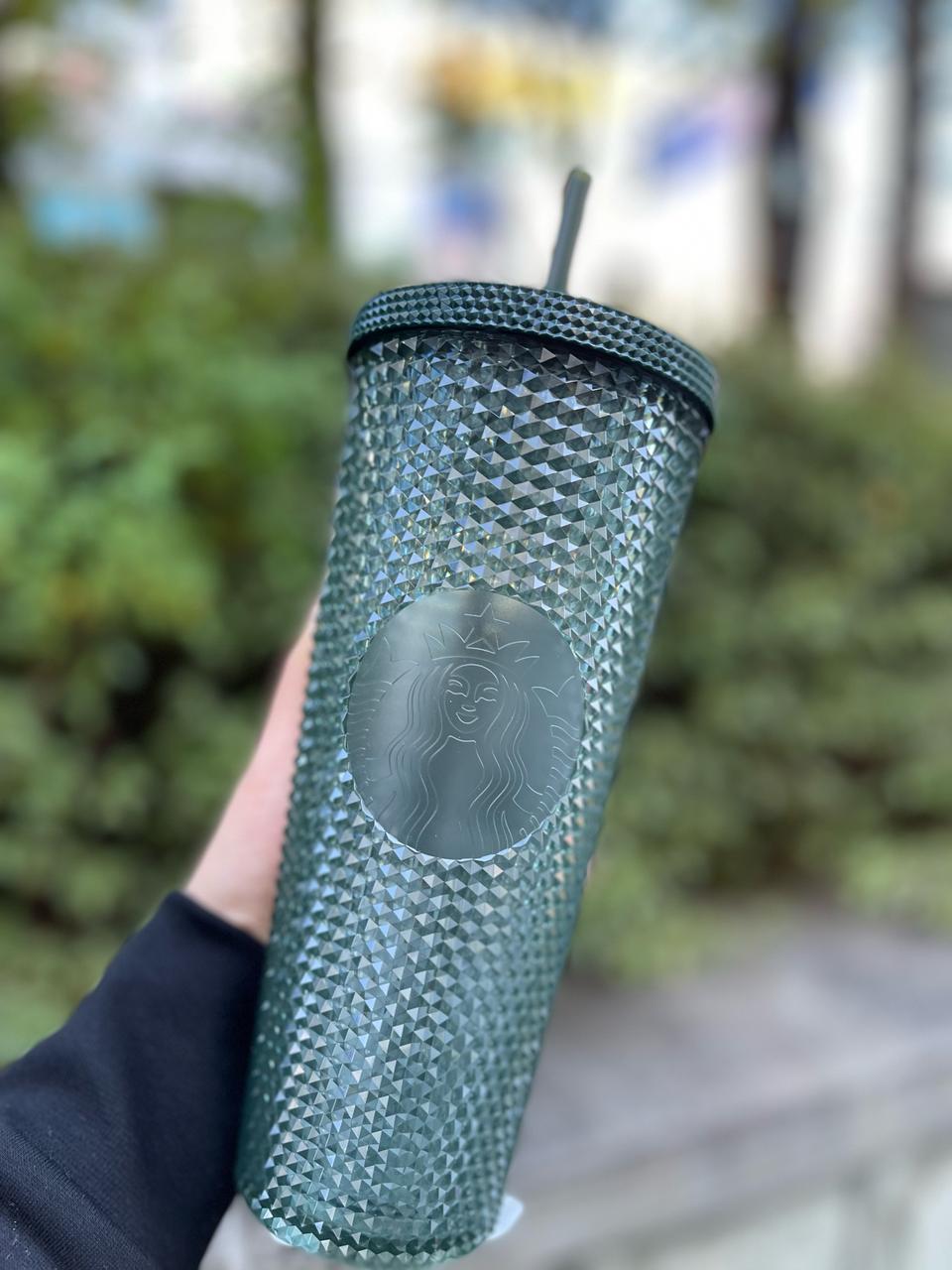 (정가)스타벅스MD 홀리 그린 블링 스터드 콜드컵 710ml