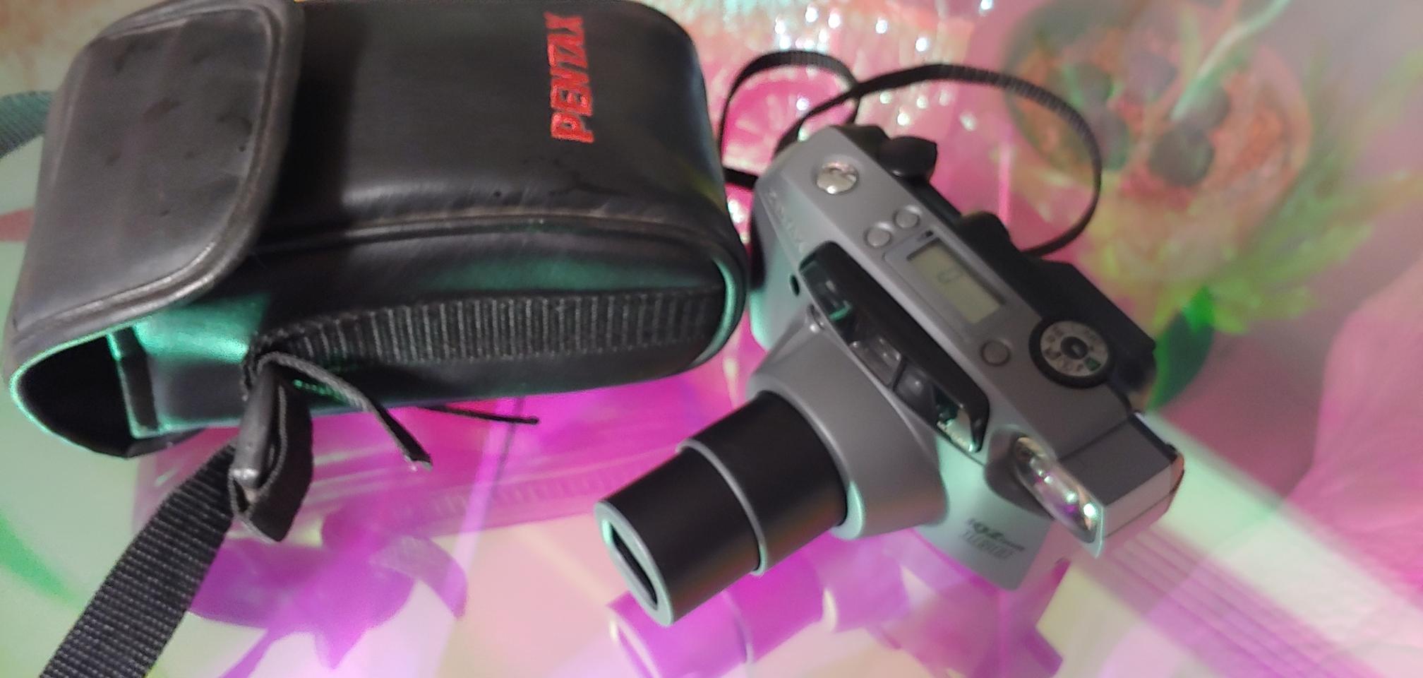 펜탁스 필름카메라.완벽.pentax iqzoom160