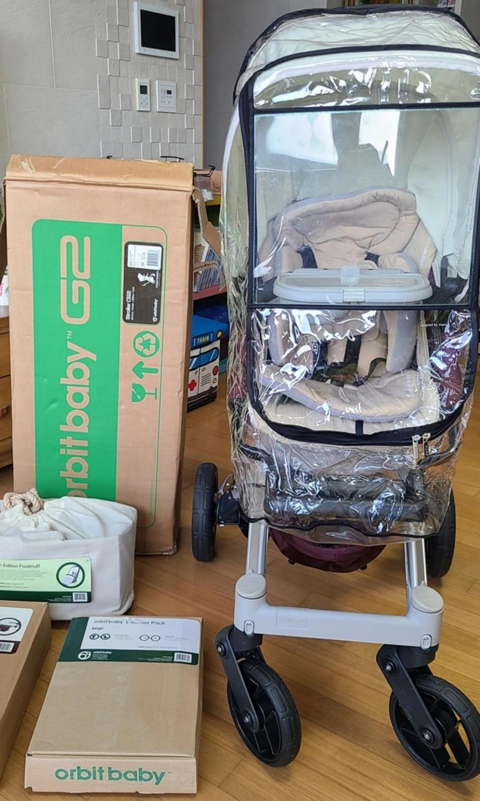 오르빗 G2 디럭스 유모차 (+부속품 일체)