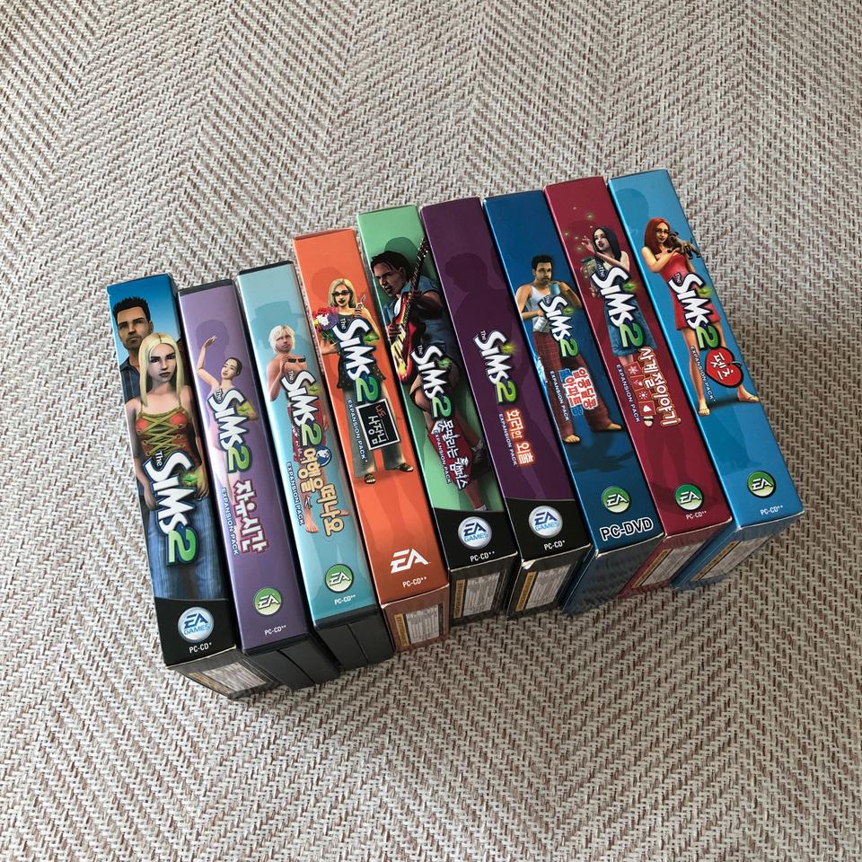 [레트로] 심즈 PC게임 타이틀 풀세트 판매합니다 (소장용)