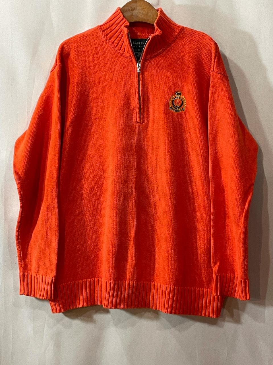 폴로 반집업니트