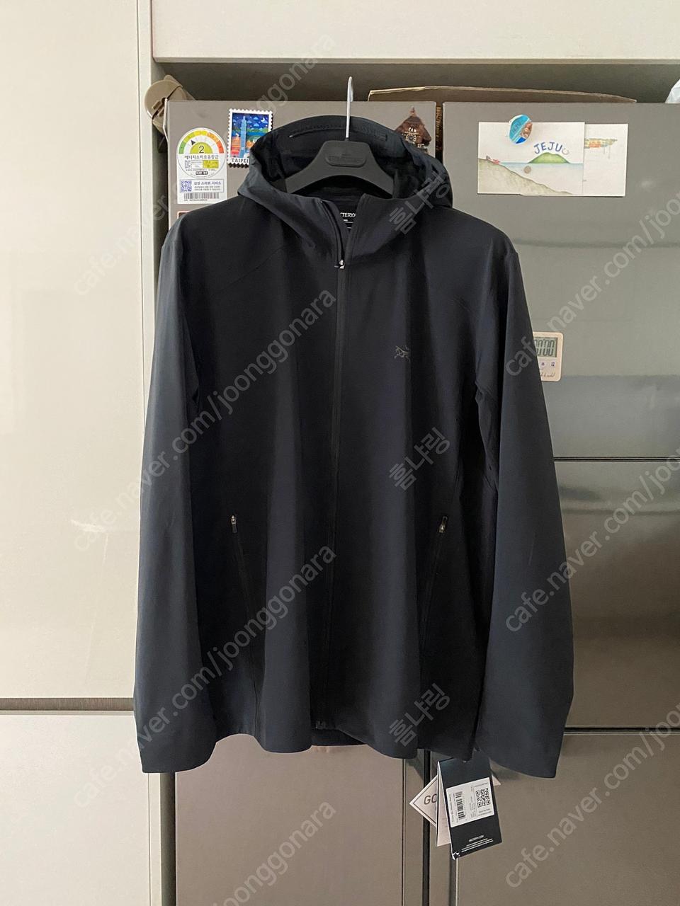 아크테릭스 21ss 트리노 SL 후디 블랙 XL