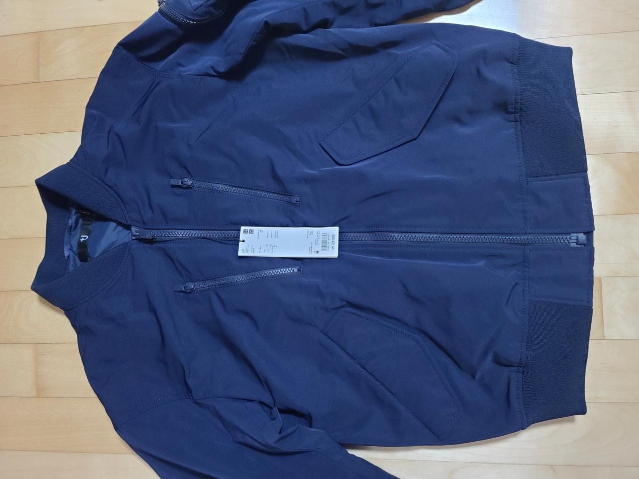 [새제품] 유니클로 질샌더 +J 오버사이즈 블루종 네이비 M