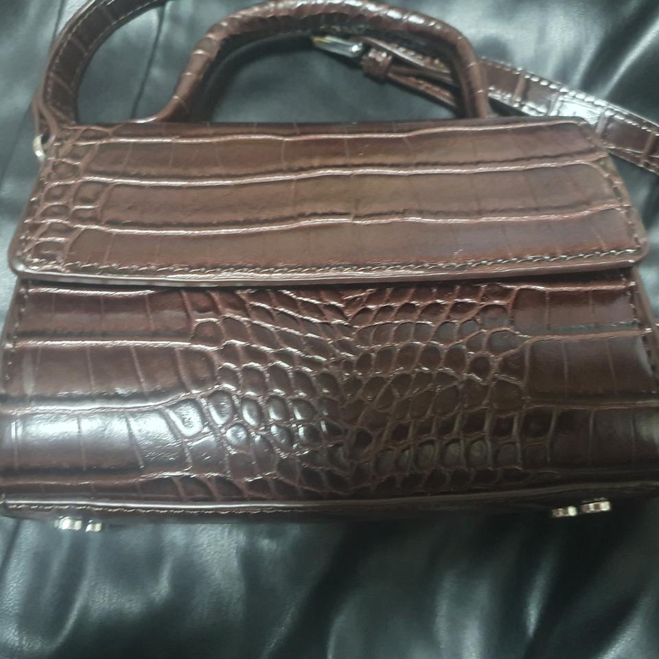 자라 패턴 미니숄더백