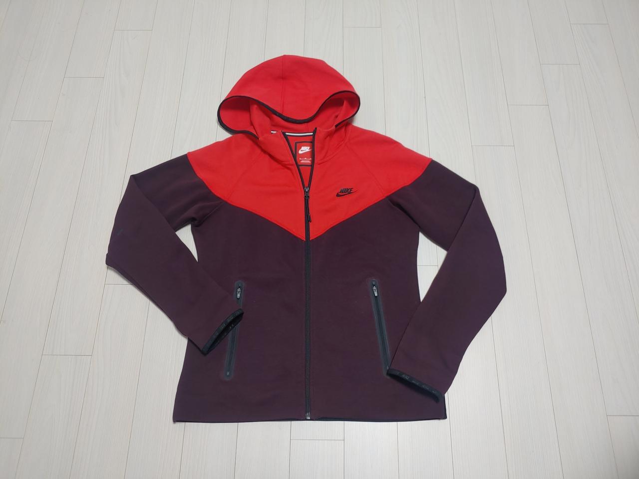 XL 나이키 우먼스 테크 플리스 풀집 후디 617153-660 후드집업