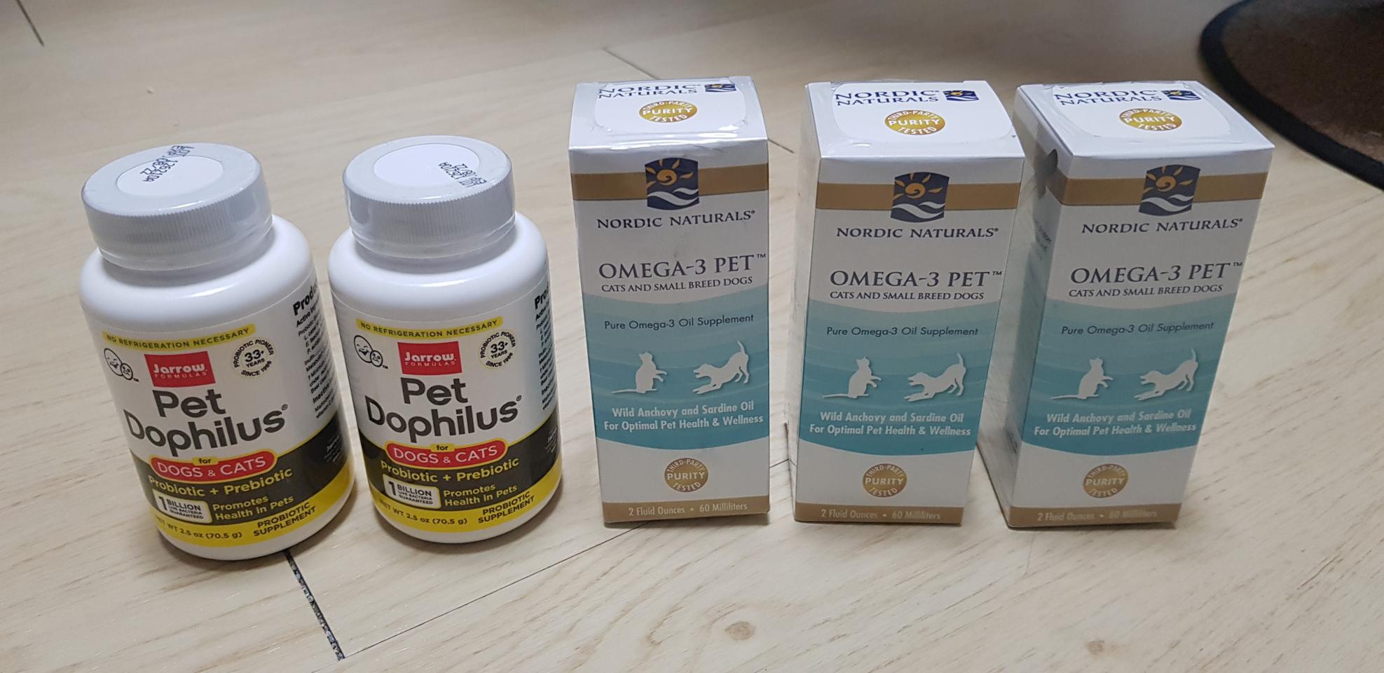 노르딕 오메가3 펫, 자로우 펫 장영양제