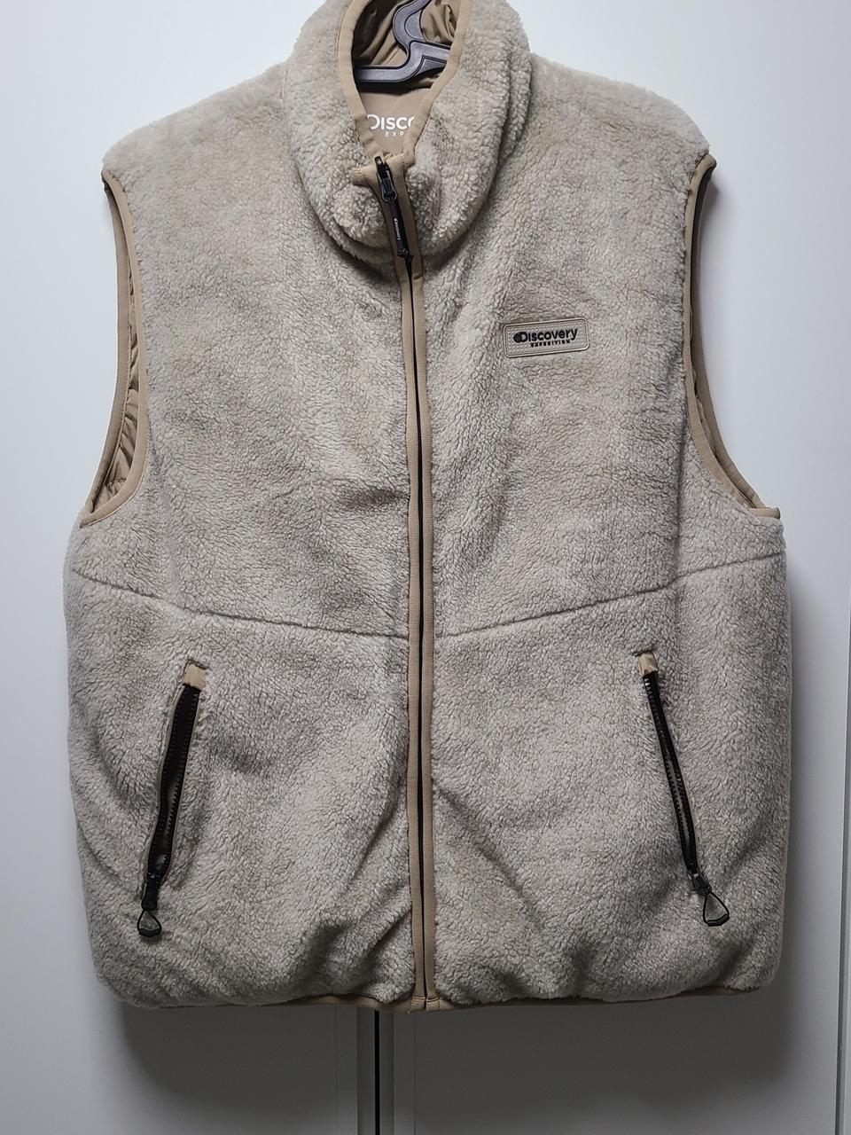 디스커버리익스페디션 조끼 남성 리버시블 플리스 다운베스트