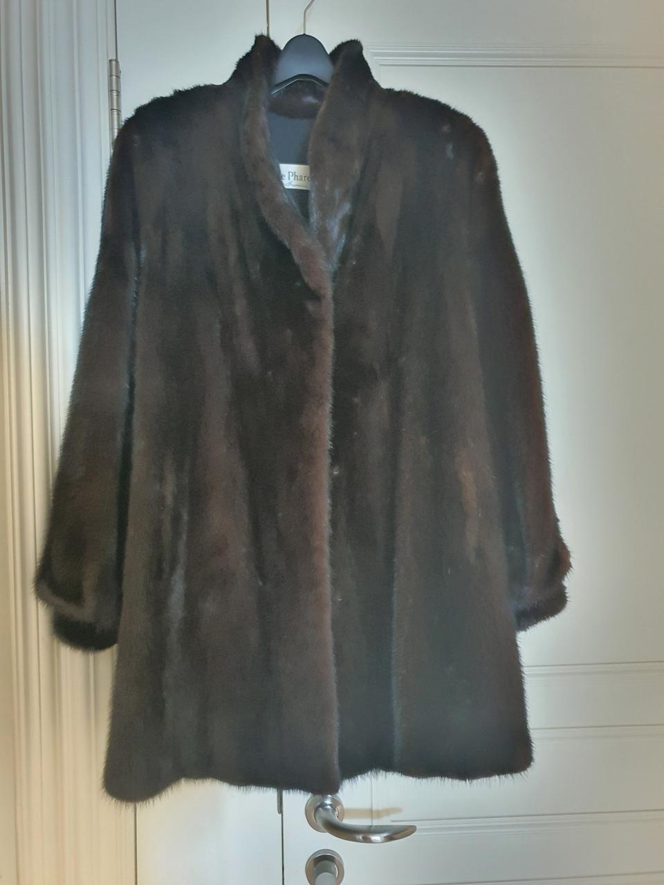 진도모피 사가모피 밍크코트