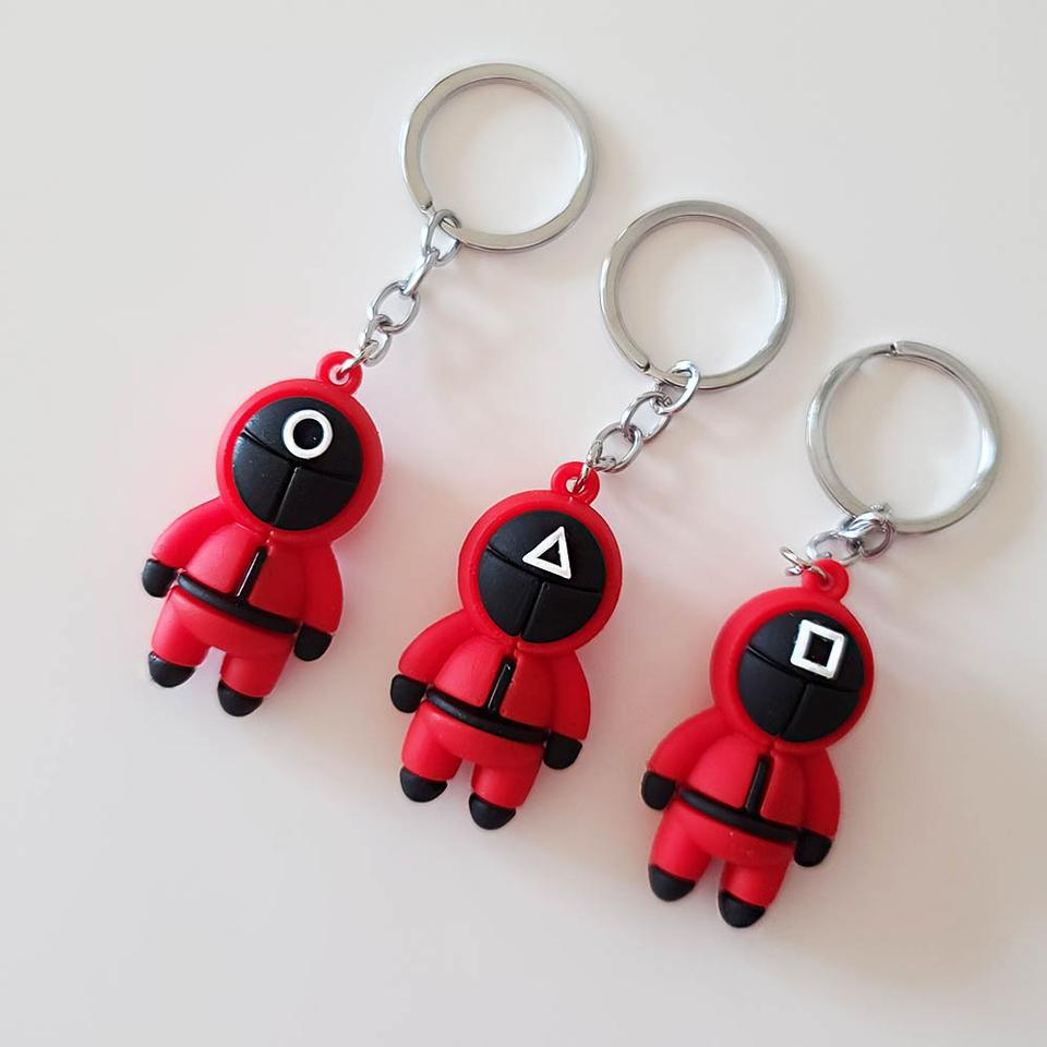 오징어게임 열쇠고리 피규어 굿즈 키링 새제품