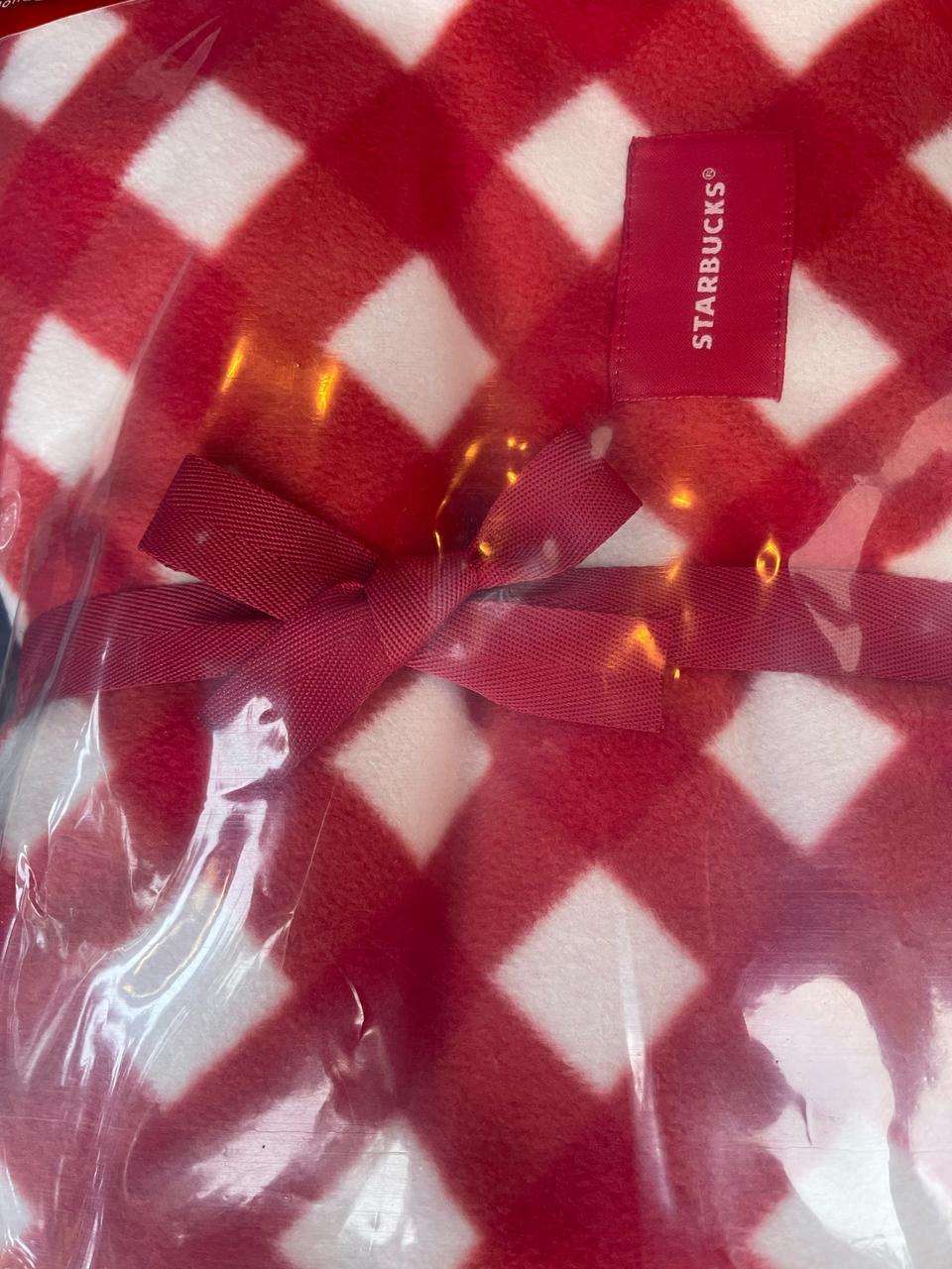 (정가)스타벅스MD 홀리 체크 블랭킷