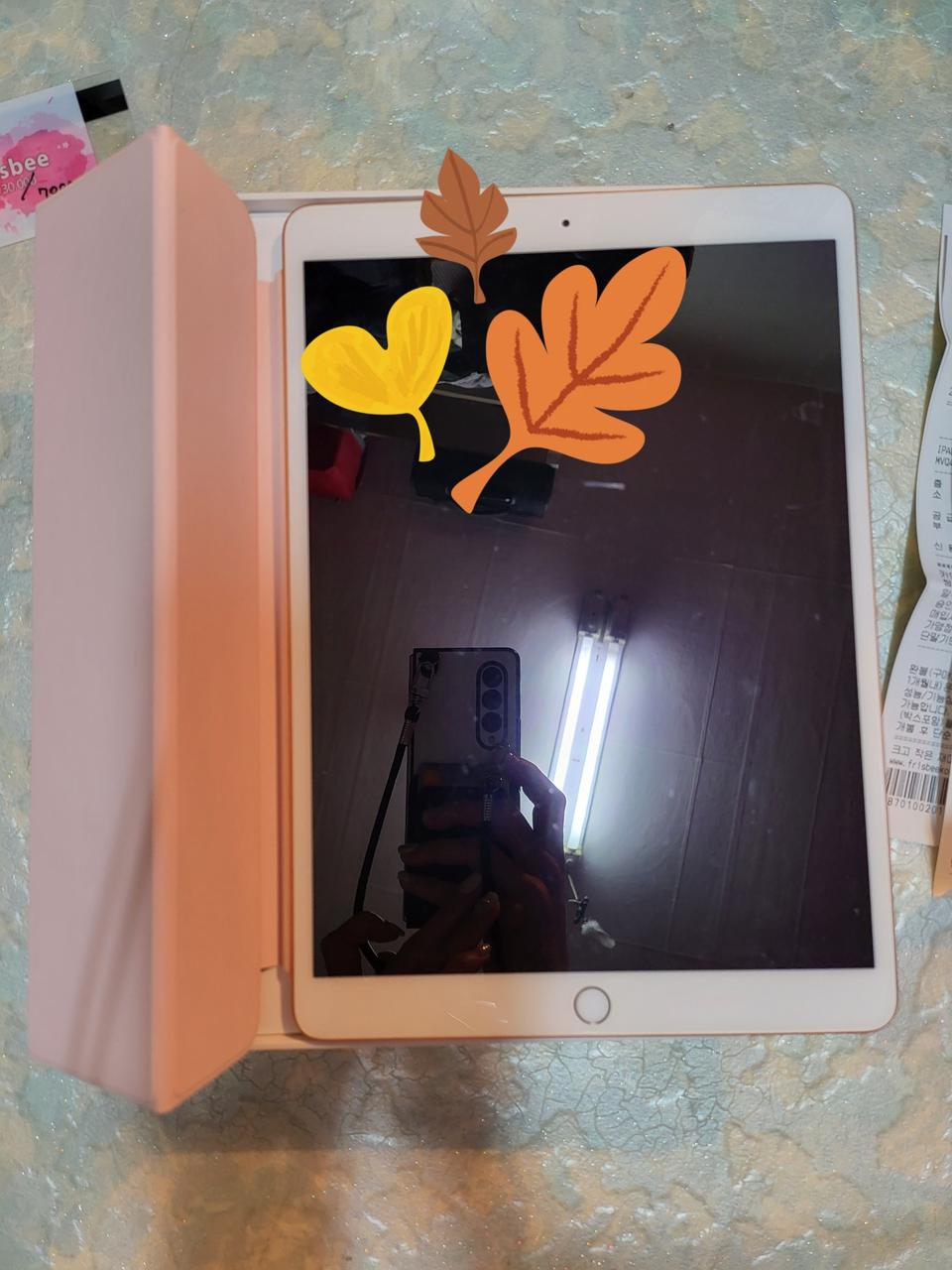 256GB 아이패드에어3세대 wi-fi 골드+커버+키보드+펜