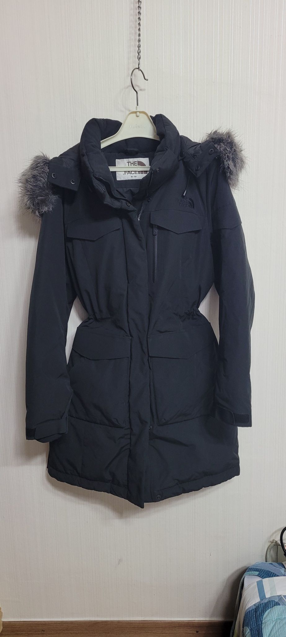 노스페이스 Nj1di81j 구스다운라푼털 롱패딩