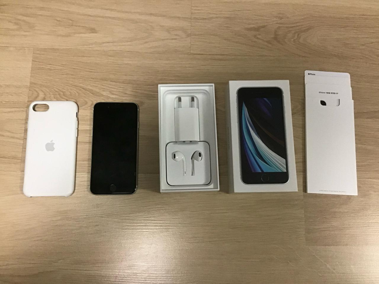 아이폰SE2 화이트 128gb 판매합니다