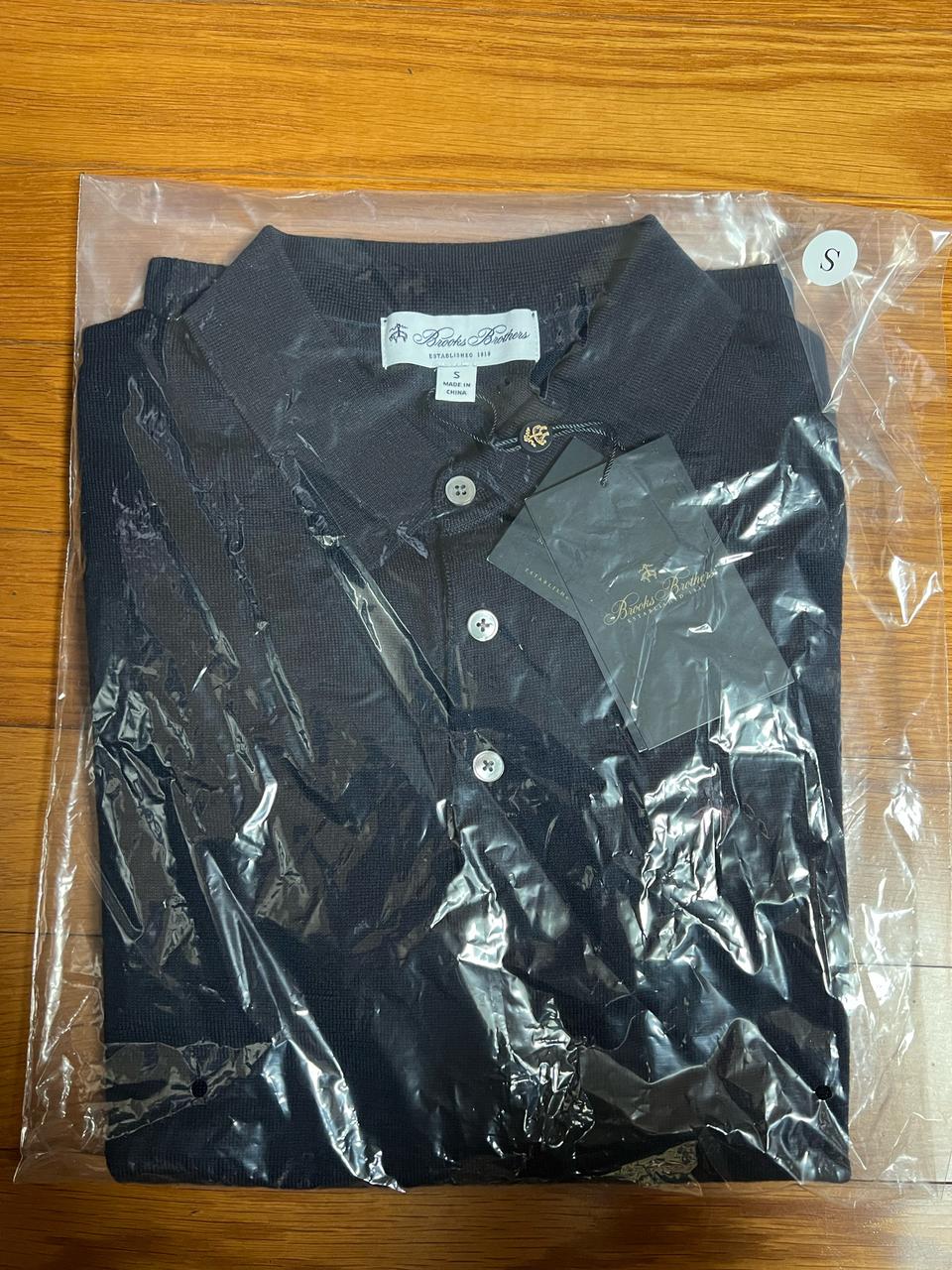 브룩스브라더스 21FW 메리노울100% 폴로스웨터