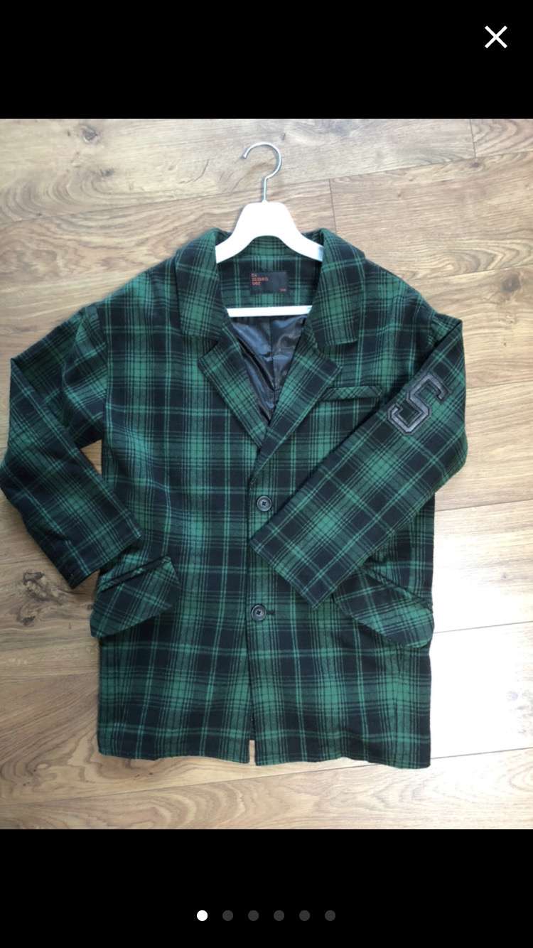 꼬망스 아동체크자켓