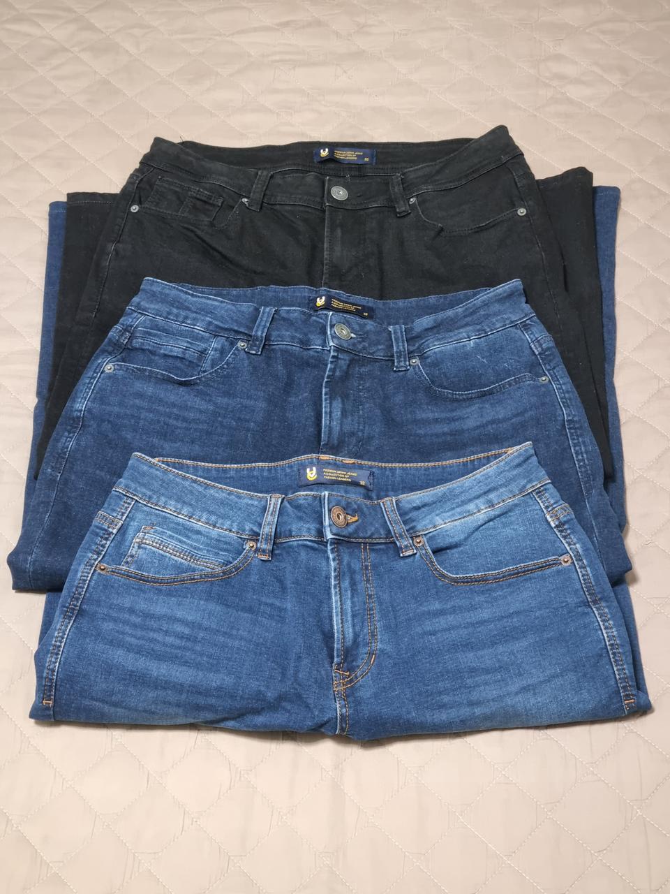 C2 남성 기모 데님 팬츠 청바지 3종세트