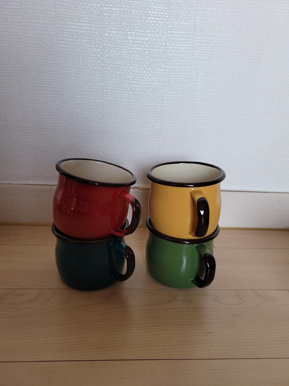 에나멜머그법랑컵
