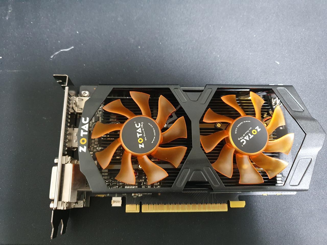 조탁750ti 2기가 오버버젼 2팬