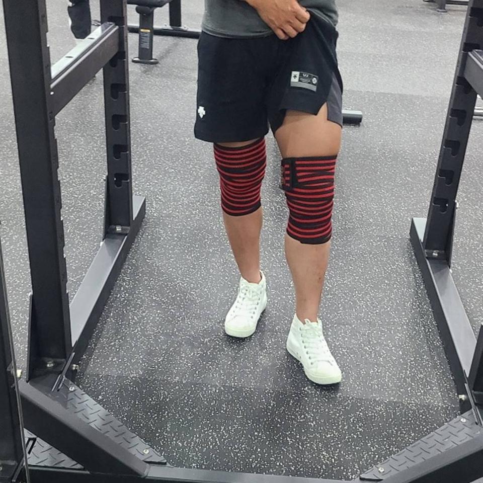 [새제품]헬스무릎보호대 니랩  크로스핏 스쿼트 무릎보호대