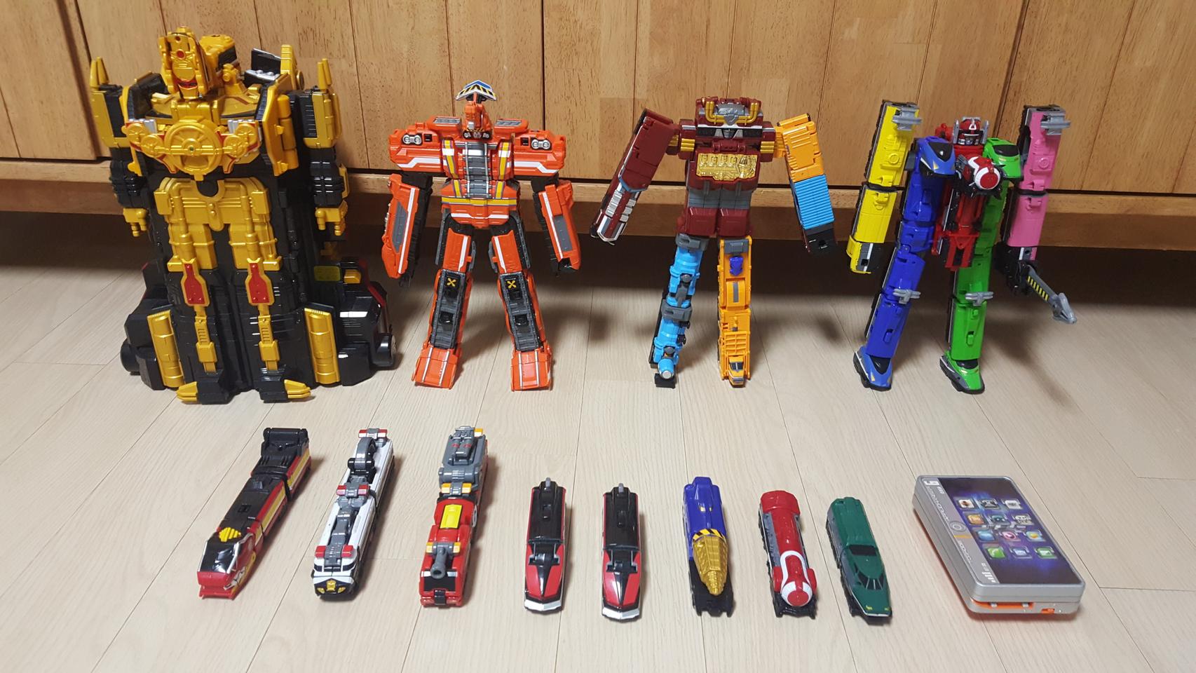 파워레인저 트레인포스 풀셋