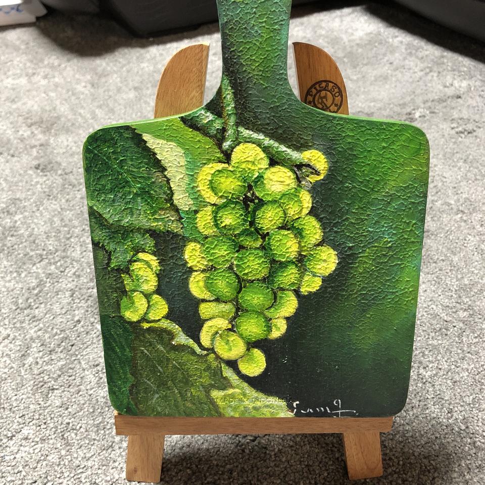 인테리어 고급 원목액자 청포도 아크릴 그림액자