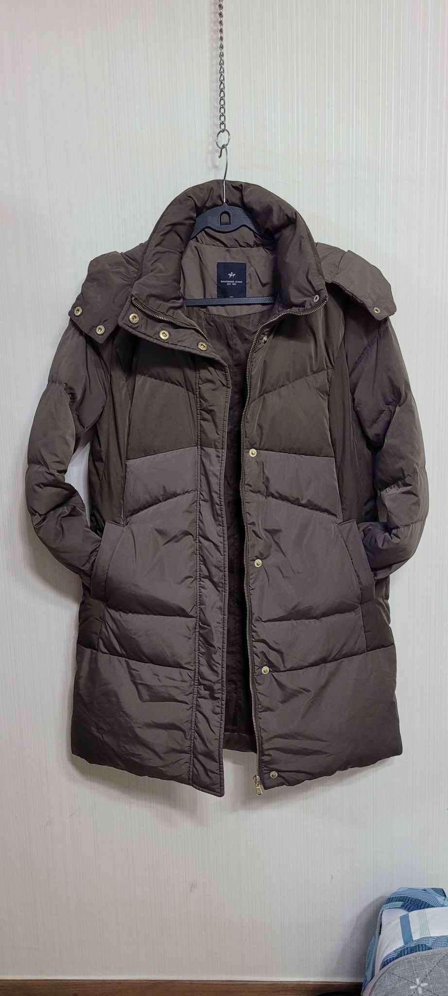 뱅뱅 여성 오리털 롱패딩