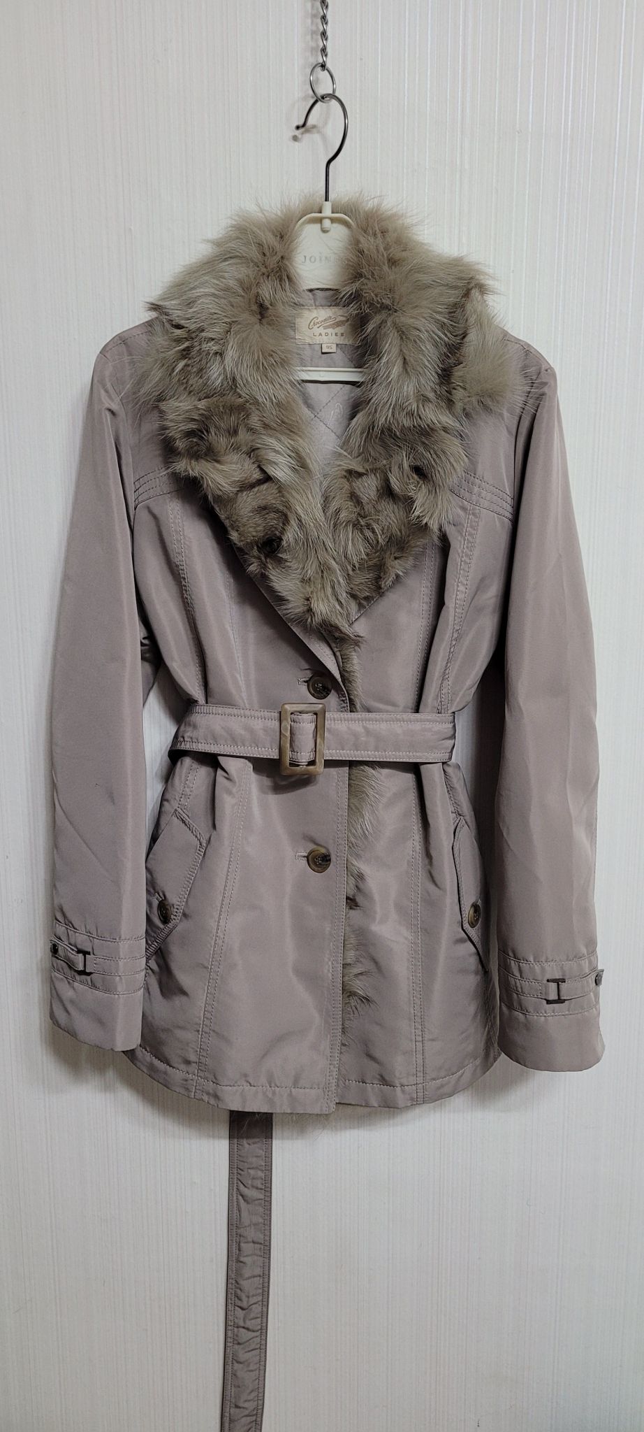 크로커다일 레이디 폭스퍼 코트자켓