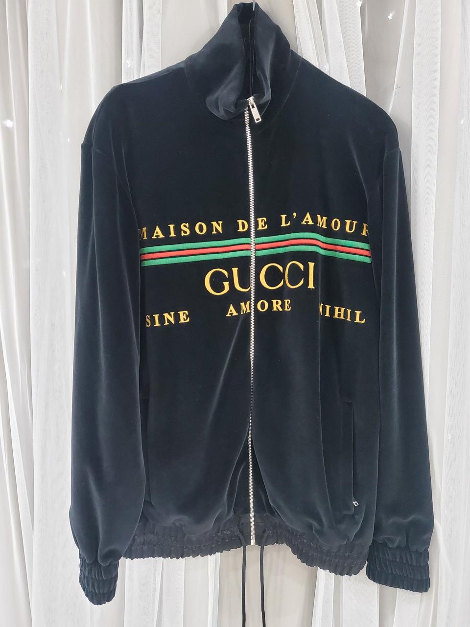 [정품]새상품 구찌 벨벳 트레이닝 집업(가격인하)