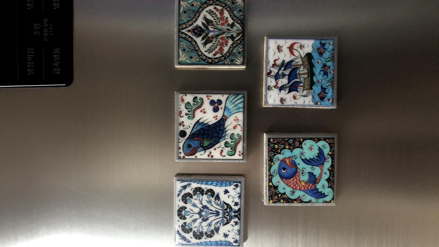 터키 기념품 자석 5종 일괄