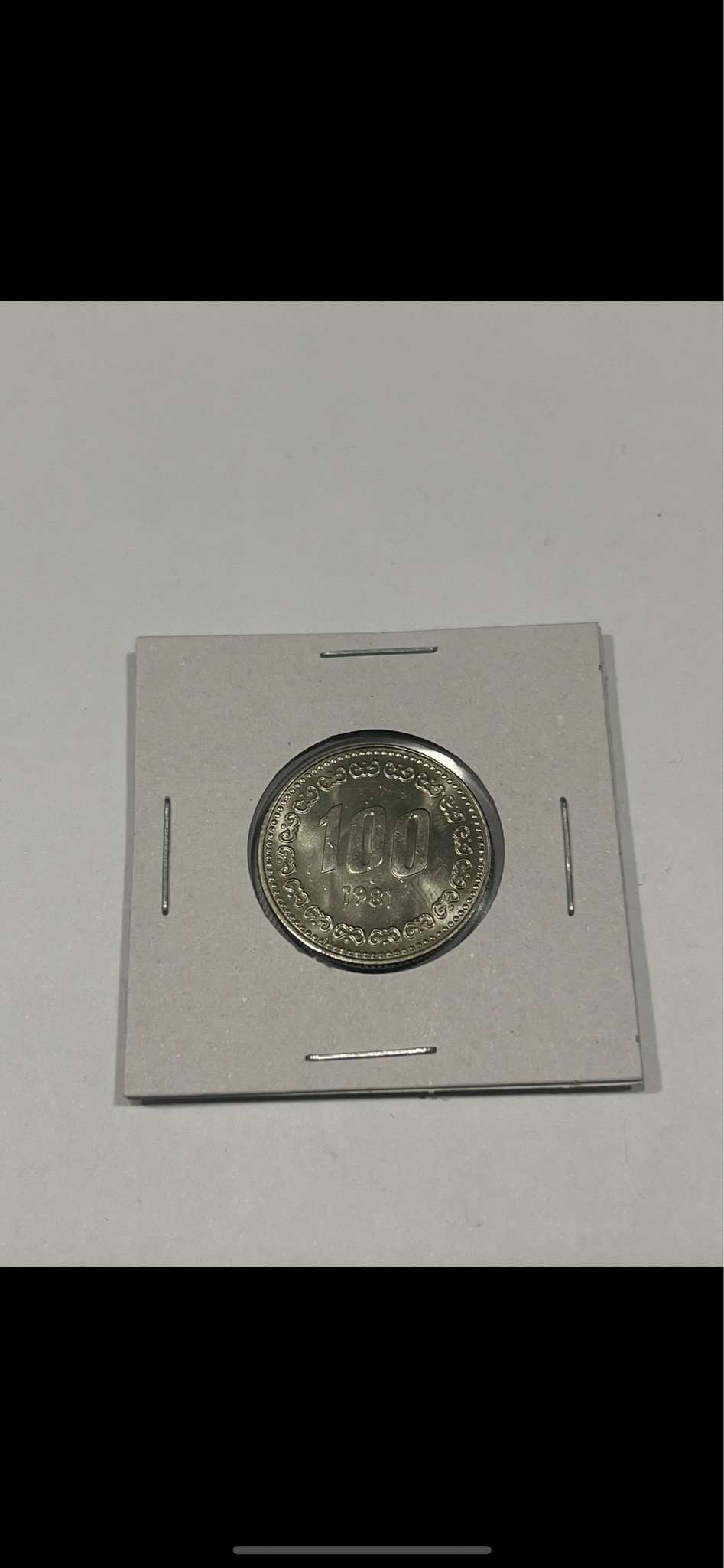 1981년 100원