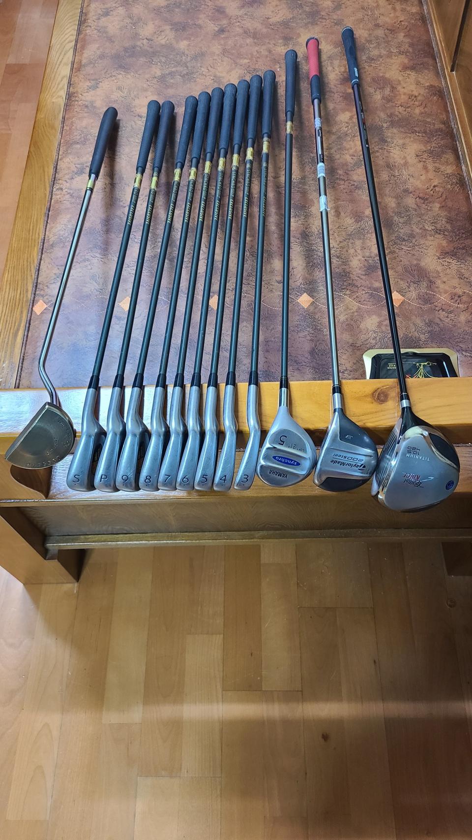 야마하 남성용 9개아이언외 풀세트구성입니다