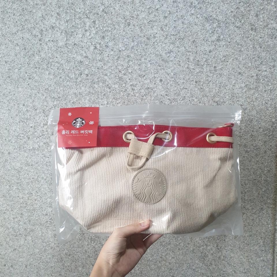 스타벅스크리스마스MD 홀리 레드 버킷백