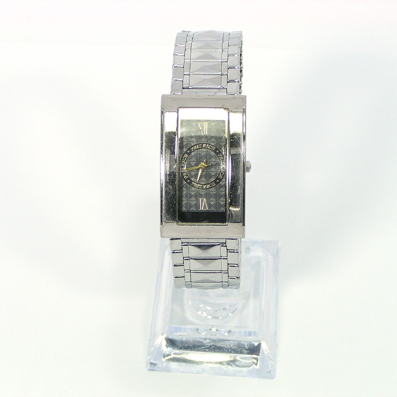 PRIZ RICH(프리즈 리치) 여성용 사각 메탈밴드 쿼츠 손목시계